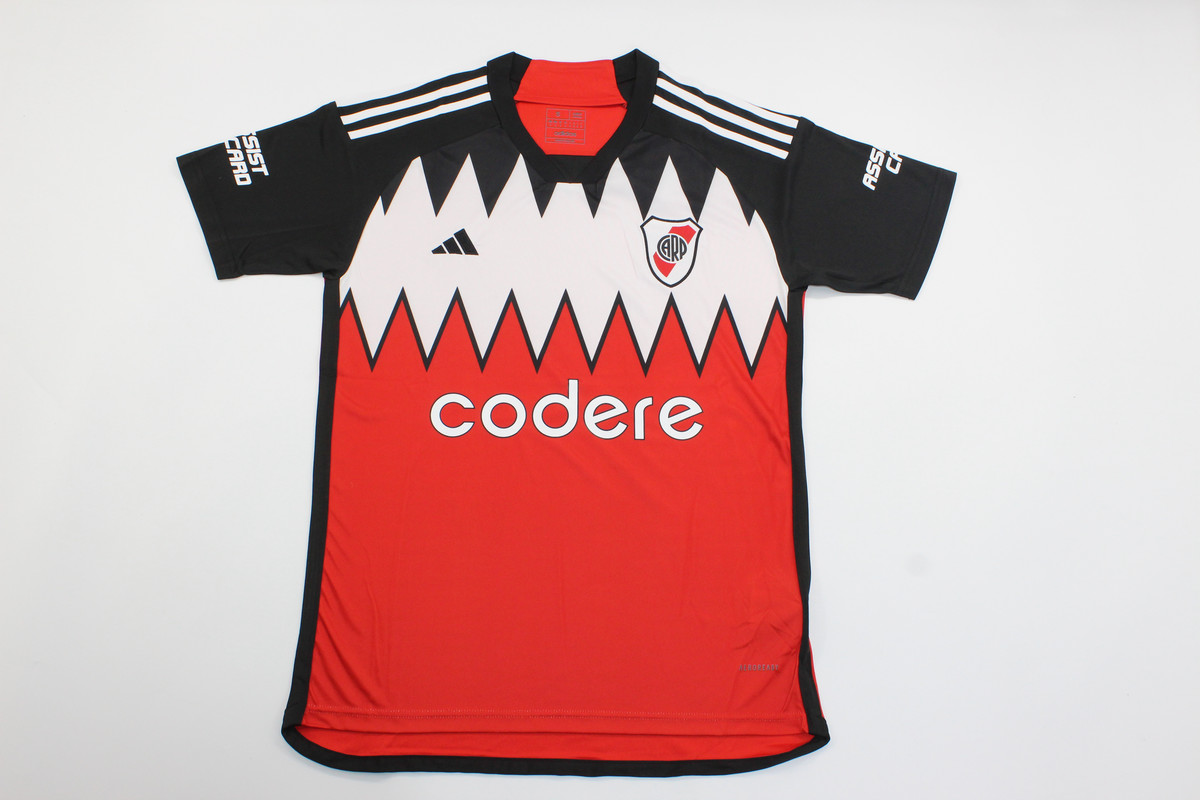 AAA Quality River Plate 23/24 Away Black/White/Red Soccer Jersey